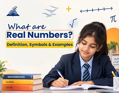 What are real numbers? Definition, Symbols & Examples- Presidency School RT Nagar